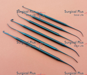 Varady Phlebectomy Extractors Set 6 Pcs Steel Skin Hooks <b>Plastic</b> Surgery Instrument CE Certified Class I - Product Image 4
