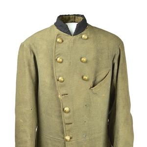 Manteau long en laine de style américain, reproduction traditionnelle, type robe ou frock. - Product Image 5