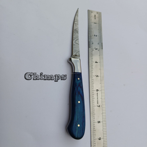 Cuchillo Portátil de Acero de Damasco para Cortar Pescado con Mango Antideslizante, Ecológico, Marca Personalizada para Filetear Pescado al Aire Libre - Product Image 4