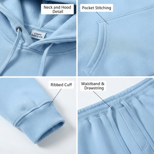 Ensemble de survêtement pour femmes de haute qualité, respirant, taille personnalisée, confortable, ensemble de détente, survêtement en molleton pour femmes, ensemble deux pièces - Product Image 6