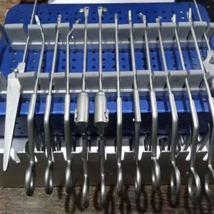 Juego de Instrumentos Quirúrgicos Profesionales para Artroscopia con Bandeja de Esterilización Azul, Punzones de Acero Inoxidable para Cirugía de Articulaciones - Product Image 5