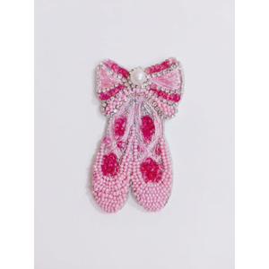 Parche de tela rosa con cuentas y lentejuelas de PU para coser, aplique bordado de perlas para decoración de vestidos de niñas, accesorio de moda - Product Image 1