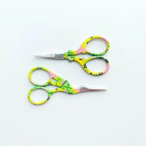 Tijeras de Bordado con Diseño de Cigüeña Colorida, Juego de Tijeras de Acero Inoxidable para Manualidades, Punto de Cruz y Costura, Regalo Ideal - Product Image 2