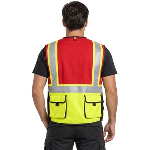 Chaleco de Seguridad para Hombre, Chaleco de Trabajo Reflectante Personalizado, Tejido de Poliéster Transpirable, Alta Visibilidad, Ajuste Ligero y Cómodo, Industrial - Product Image 2