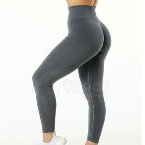 Made In Pakistan Women Yoga Leggings Elastic Waist Active Wear Reasonable Price Latest Design Breathable Yoga Leggings - Product Image 6
