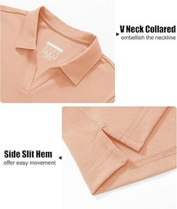 Camisetas para Mujer con Logotipo Personalizado, Poliéster/Algodón, Secado Rápido, Transpirables, Manga Corta, Casuales, de Verano, para Golf, Tenis y Deportes - Product Image 6