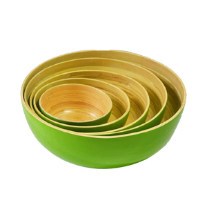 Este es el cuenco de bambú más popular y asequible de Vietnam, hecho completamente de bambú ecológico. - Product Image 4