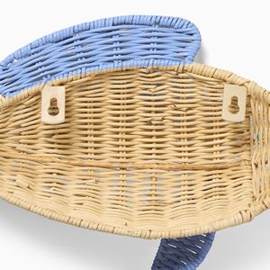 Arte de Pared de Peces de Ratán Tejido a Mano, Decoración para Habitación Infantil, Forma de Animal Adorable Hecha a Mano, Ecológico y Sostenible, Proveedor Mayorista OEM - Product Image 3