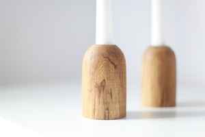 Portavelas de madera posmoderno, recién llegado, mejor calidad, juego de 3 piezas de un mayorista indio. - Product Image 3