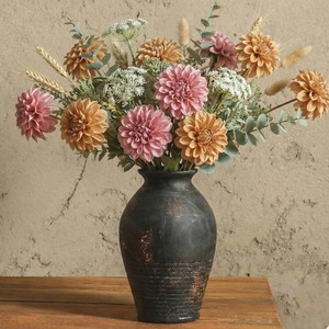Vase en bois de teck artisanal |   Artisanat sculpté |   Vente en gros - Product Image 4