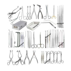 Kit Completo de 54 Piezas de Instrumentos Quirúrgicos Wenquar para Otorrinolaringología y Mastoidectomía, de Acero Inoxidable, Herramientas Básicas y Avanzadas - Product Image 1