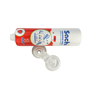 Phuc Nguyen Factory Children's <b>Toothpaste</b> PE Flip Top Cap with Offset Printing D35 Model Customized Logo - Product Image 4