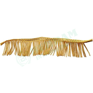 Luxury Gold Metallic Bullion <b>Fringe</b> Trim Twisted Cord Tassel <b>Fringe</b> for Garment & Decorative Use Bishop's Vestments Trimmings - Product Image 5