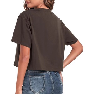 Top Corto para Mujer, Manga Corta, Algodón y Poliéster Premium, Corte Ajustado, Ropa Casual, Proveedor Mayorista de Tops Cortos para Mujer - Product Image 4