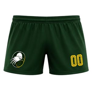 Ensemble maillot et short de football sublimé vert et jaune pour homme – Tenue de sport à manches courtes pour match et entraînement - Product Image 4