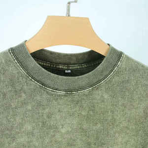 Camisetas Unisex de Algodón Lavado al Ácido, de Gran Gramaje, Holgadas, de Secado Rápido, Transpirables y Ecológicas, con MOQ Bajo - Product Image 3