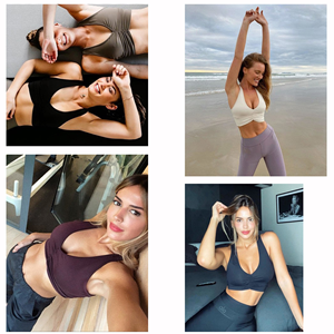 Top corto deportivo para mujer, estilo chaleco largo, acolchado, talla grande 3XL, fruncido, para fitness, gimnasio, camisola, sujetador deportivo para yoga, estilo Ins Hot Girls Cute - Product Image 2