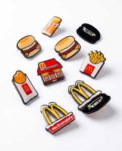 Modern Attractive Wholesale Personalized Custom Logo 4C CMYK Offset <b>Printed</b> for Acrylic Pin Badges Artfulcosmos - Product Image 5