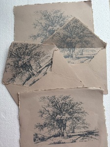 Enveloppes en papier artisanal en gros, doublures personnalisées imprimées, papeterie de luxe faite à la main pour décorations d'invitations de mariage - Product Image 3