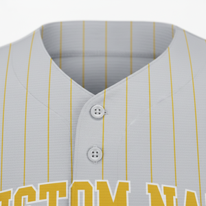 เสื้อเบสบอลแบบกำหนดเอง ชุดกีฬาซอฟต์บอล ชุดยูนิฟอร์มเบสบอล พิมพ์ลายโลโก้และหมายเลขด้วยเทคนิค Sublimation เสื้อเบสบอลตาข่ายแบบสั่งทำ - Product Image 5