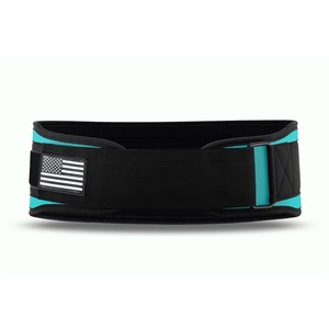 Euro Skt Co <b>Weight</b> Lifting Wrist Support <b>Belt</b> Black Teal Adjustable EVA Non-Slip Buckle Closure Unisex Strength <b>Training</b> Gear - Product Image 3
