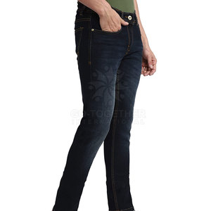 Pantalons en jean élégants, design classique, coupe slim, confortables pour un usage quotidien et un look décontracté, pantalons pour hommes - Product Image 3