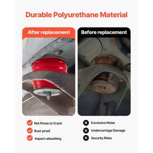 Kit de suspension pour camion F250 F350 Super Duty 2008-2016, bagues de montage de carrosserie en polyuréthane, 60 pièces, remplacement rapide - Product Image 4