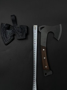 Hacha de Camping Personalizable de Grado Industrial, Acero Nórdico Forjado 1095, Forjada a Mano, Espiga Completa, Tomahawk, Mango de Madera de Palisandro - Product Image 1