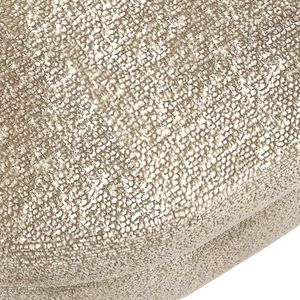 ม้านั่งออตโตมันรูปไข่ที่มีขาไม้ยางพาราสีน้ำตาลเทา43.5 "x 16" x 16" - Product Image 6