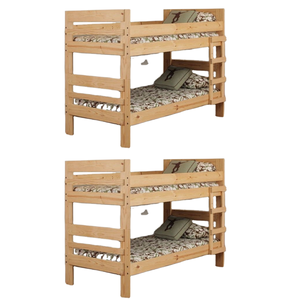 Litera de madera de teca maciza de buena calidad con escalera, madera de teca, materiales naturales de alta calidad para niños, muebles de dormitorio - Product Image 5