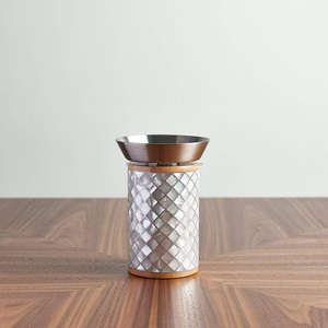 Vente d'un ensemble de brûleurs Bakhoor en nacre avec boîte et plateau en acrylique Meilleur brûleur d'encens design par Falak World Export - Product Image 4