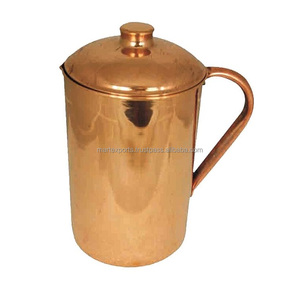 Gobelet élégant en cuivre fait à la main pour stocker de l'eau fraîche et pure réutilisable et durable pour une utilisation quotidienne du bien-être à la maison - Product Image 5