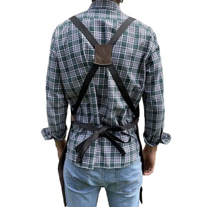 Customizable Barber <b>Apron</b> For Men And Women Comfortable Denim Hairdressing Cape With Logo For Salon & Barbershop Use - Product Image 5