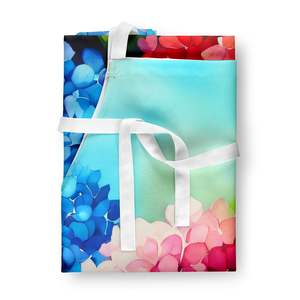 Multicolor Large Adult Unisex Watercolor Hydrangeas <b>Apron</b> for Cooking Baking Crafts <b>Gardening</b> Kitchen Server - Product Image 3