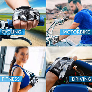 Gants mi-doigts personnalisés avec votre propre logo, qualité supérieure, prix raisonnable, vente en gros, gants mi-doigts sur mesure - Product Image 5
