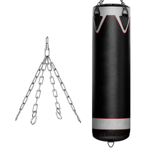 Sacs de frappe lourds les plus vendus en nylon et cuir, hauteur réglable, écologiques, pour entraînement adulte - Product Image 1