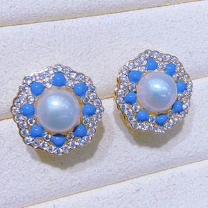 Pendientes de Perlas de Agua Dulce con Estilo Retro y Elegante para Mujer, Estilo Palacio, Nuevo Estilo Chino, Venta al por Mayor de Zhuji - Product Image 2