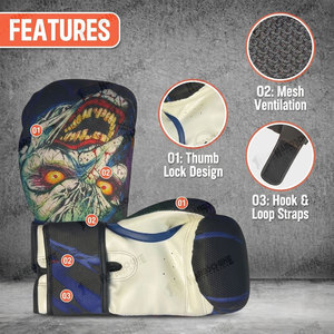 Guantes de Boxeo de Último Diseño con Color Personalizado para Niños, Calidad Premium, Duraderos, Transpirables, para Entrenamiento y Combate en Todas las Estaciones - Product Image 6