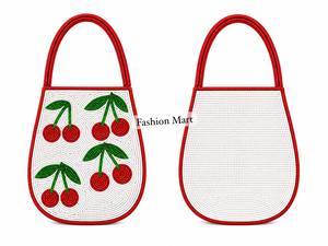 Hand Beaded Fish Shoulder Bag Handmade Beaded Tote Bag <b>Pink</b> Summer Beach <b>Purse</b> Women Fashion Handbag Wholesale - Product Image 6