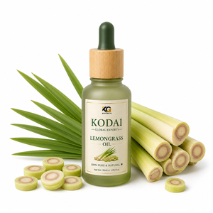 Aceite de Limoncillo de Tamil Nadu 100% Puro y Natural de Kodai Global Export - Aceite Esencial Multifuncional para Aromaterapia, Cuidado Facial y Corporal - Product Image 1