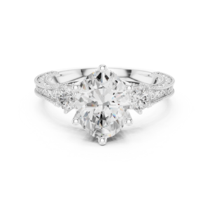 Crafty Jewels 10K Gold Elegant Fashion <b>Ring</b> for Women <b>Crystal</b>-Inlaid Diamond Jewelry for Special Occasions - Product Image 5