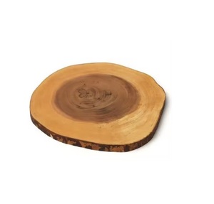 Assiettes de service carrées écologiques en bois pour la maison, l'hôtel et les restaurants, fabriquées avec du bois 100% naturel - Product Image 3