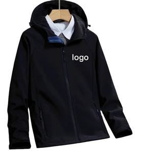 Chaqueta cortavientos de nailon y poliéster personalizada de alta calidad para hombre, ligera con patrón de estiramiento suave y camuflaje para primavera - Product Image 1