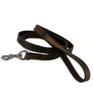 Wholesale Custom Color Leather Dog Leash Solid Pattern Walking <b>Training</b> Leather Dog Leash For Sale - Product Image 4