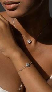 Pulsera de Plata con Diamantes Cultivados en Laboratorio, Color DEF, 2.6ct, Corte Brillante, para Mujer, Moderna, 10 Gramos, Exportación a Granel, Vala Brothers - Product Image 5