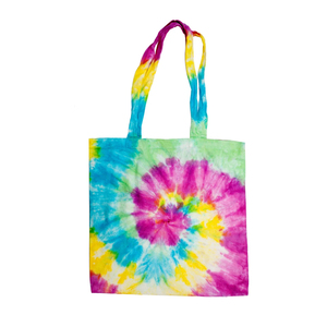 Special Shapes Tie Dye Canvas Cotton <b>Bag</b> Foldable Tote Storage Shopping Portable Reusable And Washable Low Price - Product Image 1