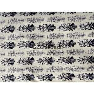 Tela Ecológica, Transpirable, de Secado Rápido, Ligera, 100% Algodón, Tejida con Estampado de Bloques de Rajastán, para Prendas de Mujer y Niña - Product Image 6