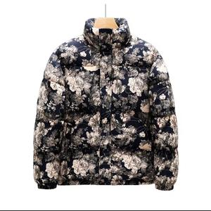 Veste matelassée à capuche pour homme, coupe-vent, décontractée, hiver, doublure polaire épaisse, rembourrage en polyester 220g, fermeture éclair sur le devant, motif à carreaux - Product Image 1