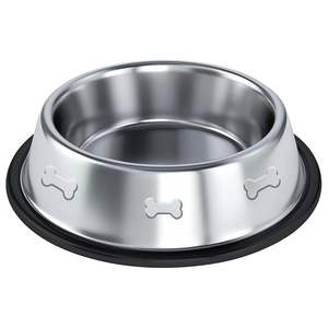 Premium Elevated Pet <b>Bowl</b> <b>Set</b> with Dual Stainless Steel <b>Bowls</b> and Decorative Iron Stand for Home and Pet Shops - Product Image 2