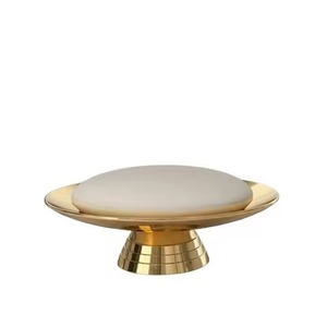 High Quality Golden Metal <b>Soap</b> <b>Dish</b> & <b>Holder</b> Fabulous Design Home Decorative <b>Soap</b> <b>Dish</b> Hotel Bathroom Supplies For Hot Sale - Product Image 5